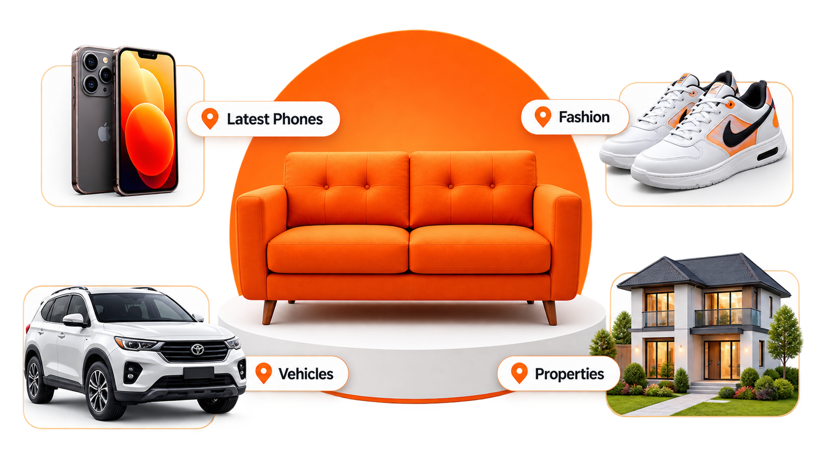 Phones, furniture, vehicles, fashion and property available on PRIKET